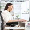 Universal Desk Chairs Memory Foam Armrest Pads for Office Chair Elbow Support Cushion and Arm Pressure Relief for Home Supplies 2