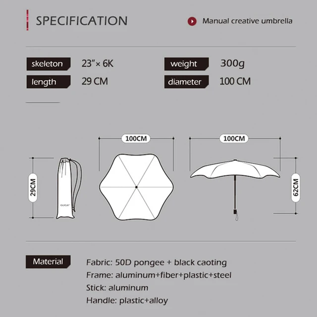 Olycat Kis Esernyő Eső Nőknek Uv Anti Ultrikus Szélálló Női Fényvédő Hordozható Alumínium Fekete Férfiak Vízálló - Image 6