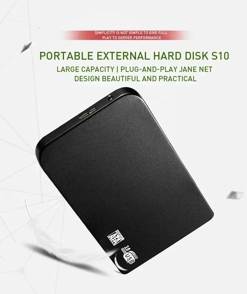 For Xiaom Portable SSD 1TB Original Hard Disk 2TB External Hard Drive Usb3.1 High-speed Solid State Drive for Laptop/PC/Phone 3