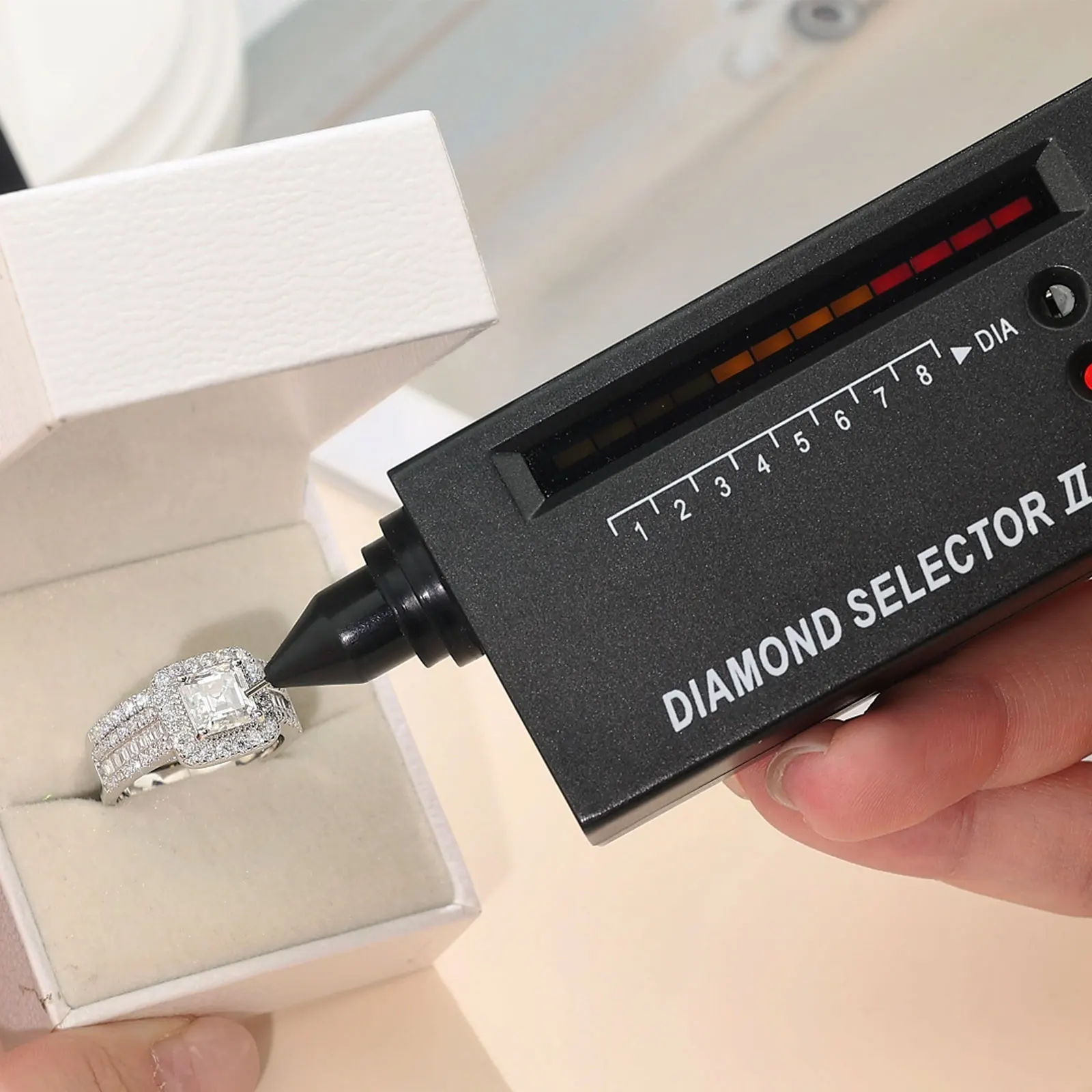 Ensemble de bagues pour femme Newshe en moissanite certifiée GRA, taille émeraude Asscher 6,5 mm, 2 pièces, argent 925, bagues de mariage