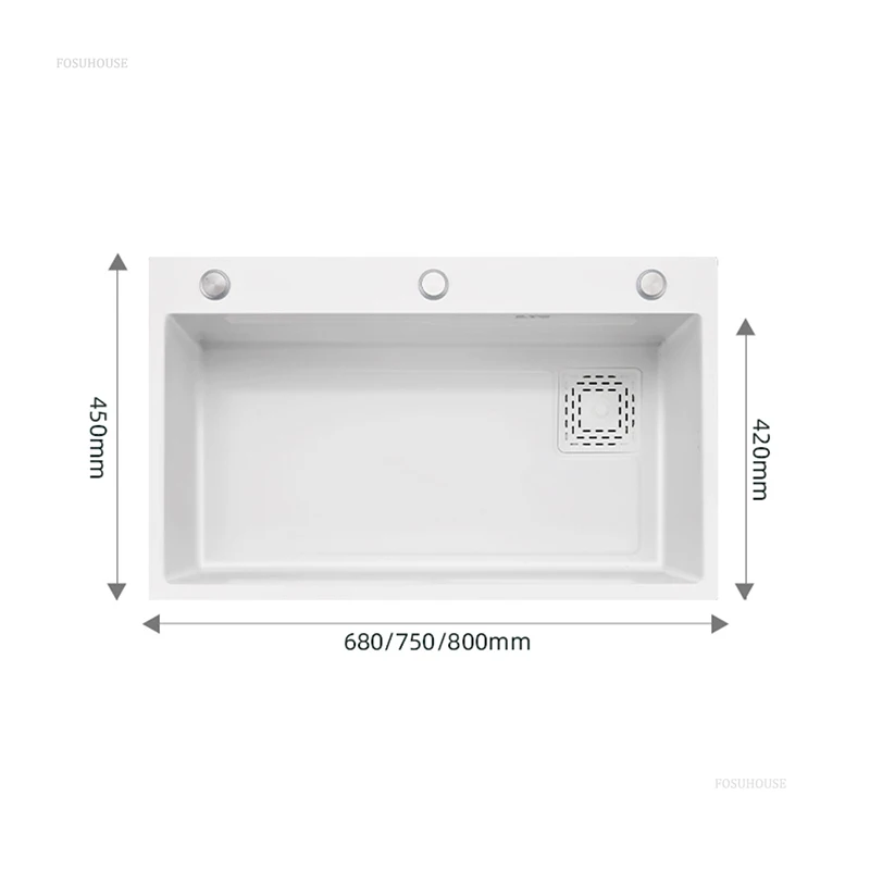 Japanese Stainless Steel Kitchen Sinks for Cafe Scratch-resistant Cup Washer Sink Multi-functional Kitchen Sink for Home