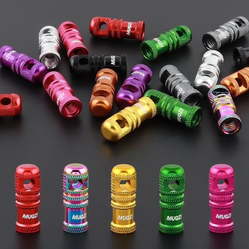 Valve Cap Presta with Valve Core Removal Function 2/4PCS Bike Tubeless Tire Stem MTB Accessories
