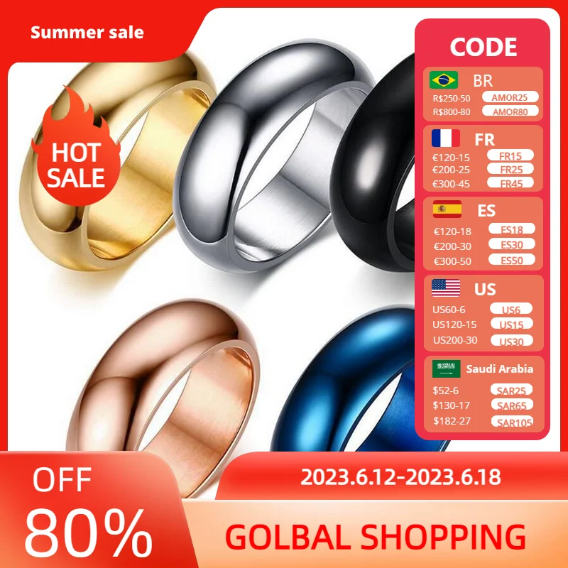 Bagues En Acier Inoxydable 316l, Bijoux De Fiançailles, Bracelets Pour