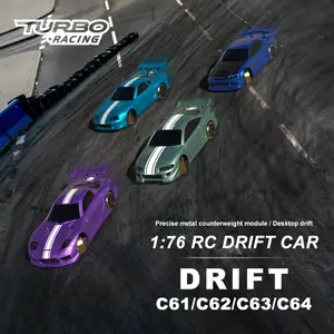 Turbo Racing 1 : 76 C64 C71 TC01 Drift RC Carro Pode Ser