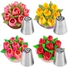 27PCS Cake Decorating Mouth Kit Stainless Steel Cake Cream Icing Piping Nozzles Pastry Bags Cupcake Decorating Baking Tools 4