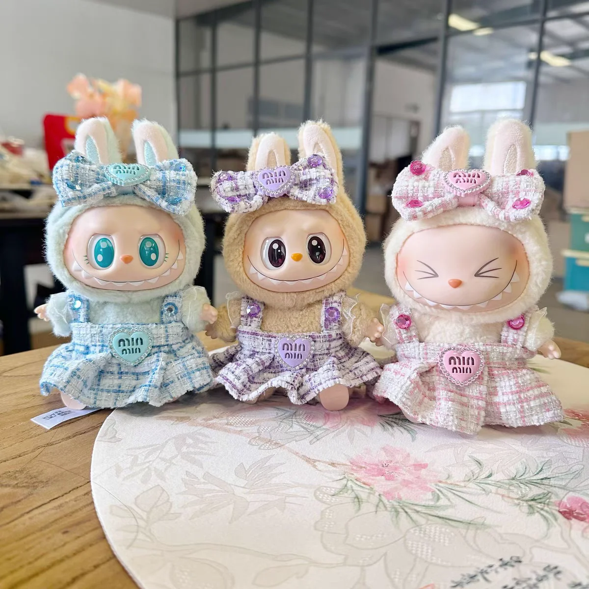 Labubu Sit and Party Series Doll Outfit - Classic Dress Set for Kids (No Doll Included)