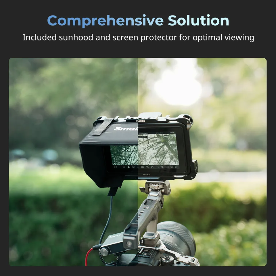 Atomos SHINOBI Smallrig専用ケージとサンフード付き Atomos SHINOBI Smallrig専用ケージとサンフード付き