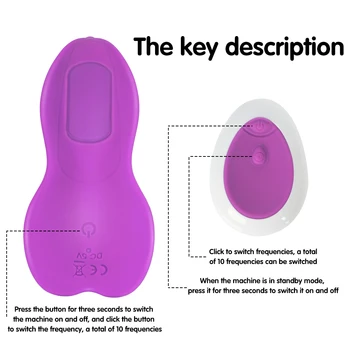 Invisible Adult Sex Sexual Clit Toy Wireless Remote Control Butterfly Wear Wearable Vibrating Panty Vibrator for Women Female 2