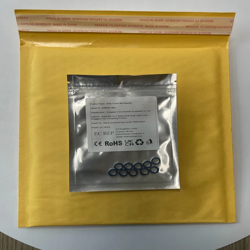 10PCS MR85RS 베어링 5x8x2.5mm ABEC-7 취미 전기 RC 자동차 트럭 MR85 RS 2RS 볼 베어링 MR85-2RS 블루 밀폐형