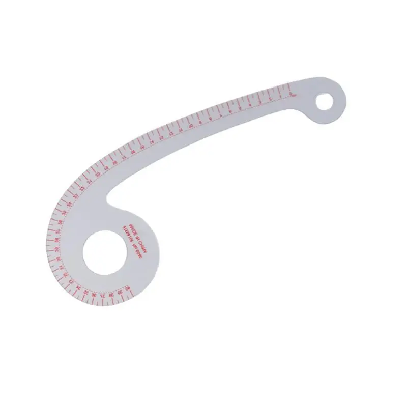1/2PCS Multifunction 6501 Plastic French Curve Sewing Ruler Measure Tailor Ruler Making Clothing 360 Degree Bend Tools plastic ruler curve ruler