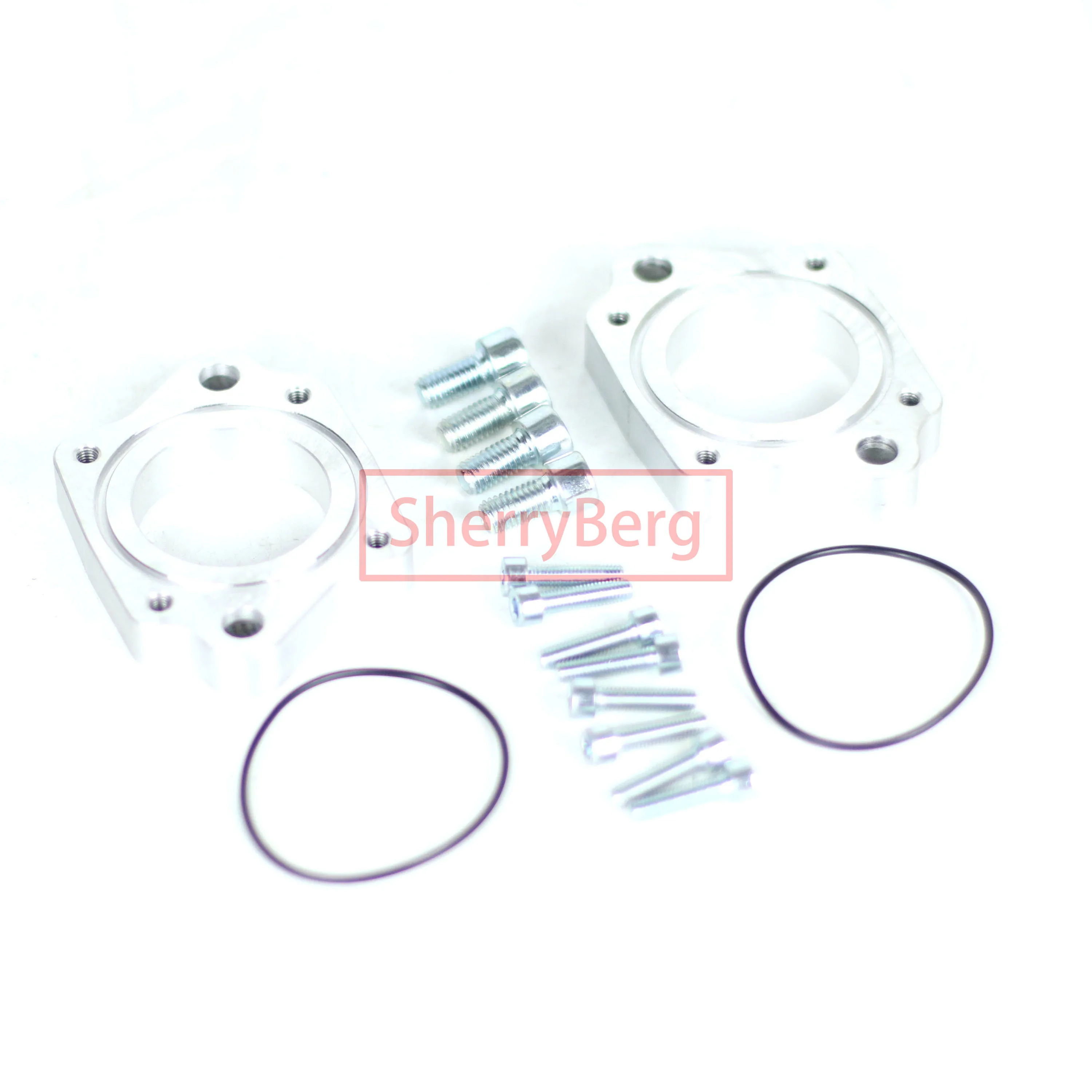 

SherryBerg 40mm Aluminium Adapters to Fit Individual SF Throttle Bodies for Weber Jenvey EMPI DCOE Style Inlet Manifold TH TB