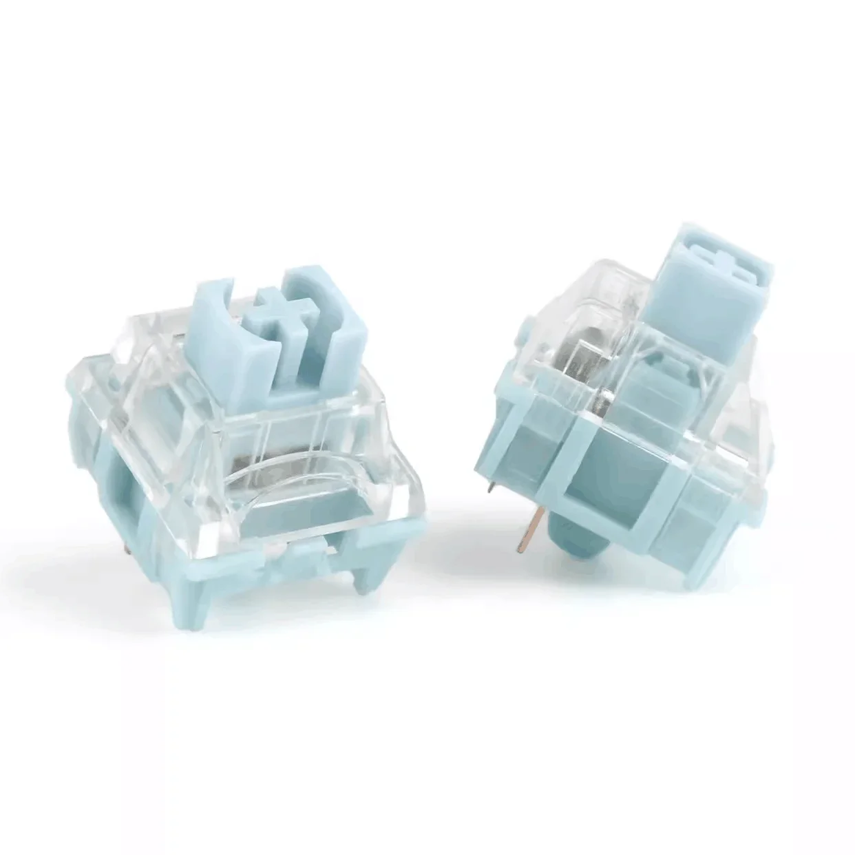 TTC Silent Bluish White Switches Tactile 42g Switch Rounded Sharp Tactility Long Spring Mechanical Keyboard RGB MX DIY Switch 15 S0310b156a68c45d1bb994dc55d801eade