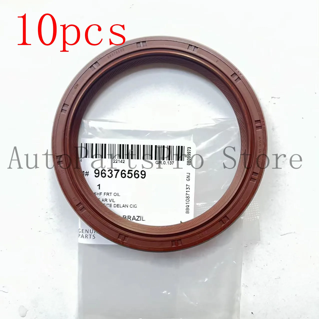 10X Engine Crankshaft Rear Oil Seal ORIGINAL 96376569 96350161 94580413 for Chevrolet Sail 1.6 Buick Excelle Aveo Lova Kalos