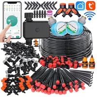 30-50M Smart Garden Watering System Adjustable Dropper Misting Cooling Nozzles Fitting Greenhouse Automatic Irrigation Equipment 1