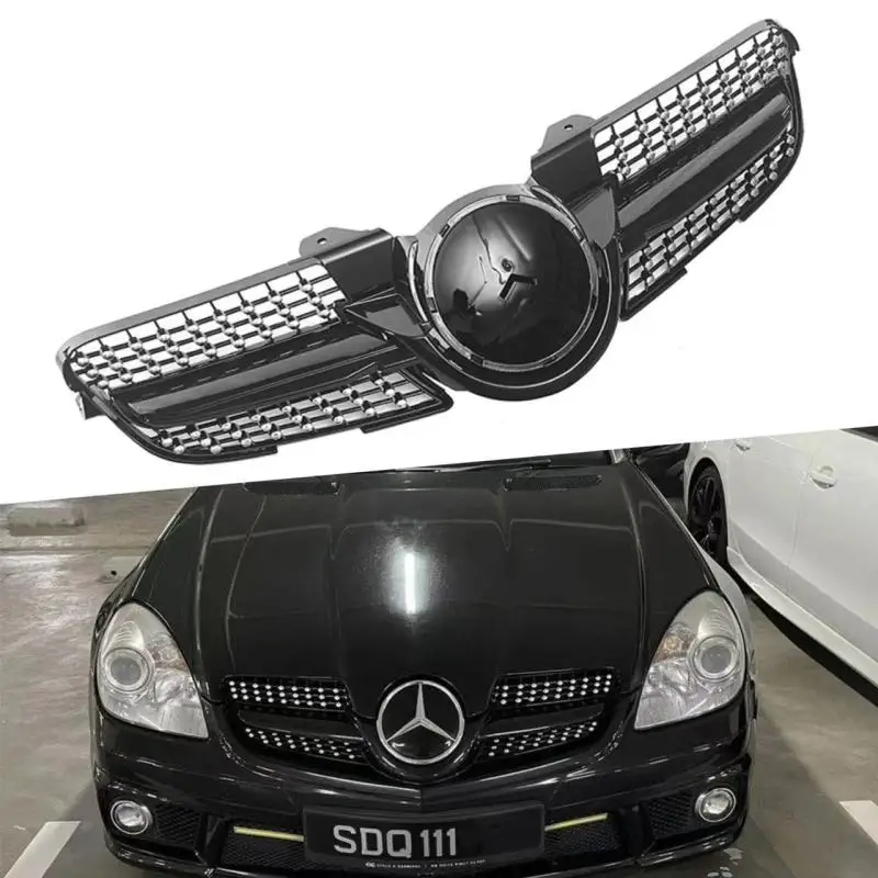 

Для 2008-2010 SLK Class (R171) Модифицированная полностью Звездная решетка радиатора с оригинальным автомобилем
