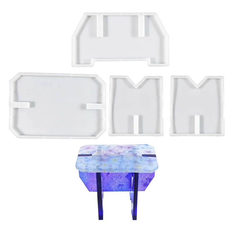 

Rectangular Stool Mold DIY Cement Concrete Chair Silicone Molds Handmade Epoxy Resin Castings Mould Small Molds