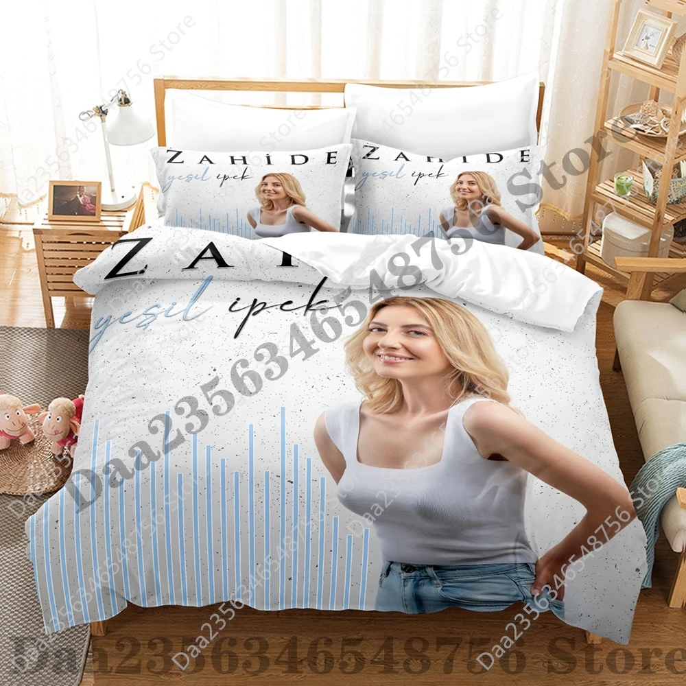 2025 New Zahide Bedding Set Single Twin Full Queen King Size Bed Set Adult Kid Bedroom Duvetcover Sets Anime Bed 3