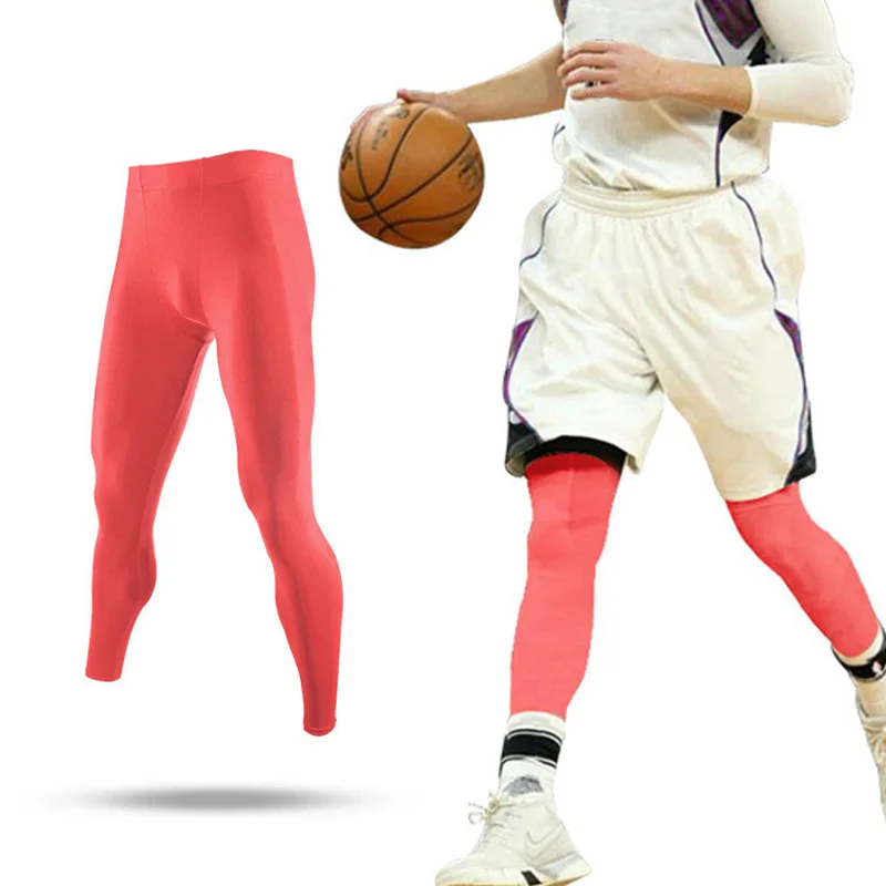Winter Spring Men Sports Leggings GYM Pants Basketball Football Soccer Fitness Exercise Hiking