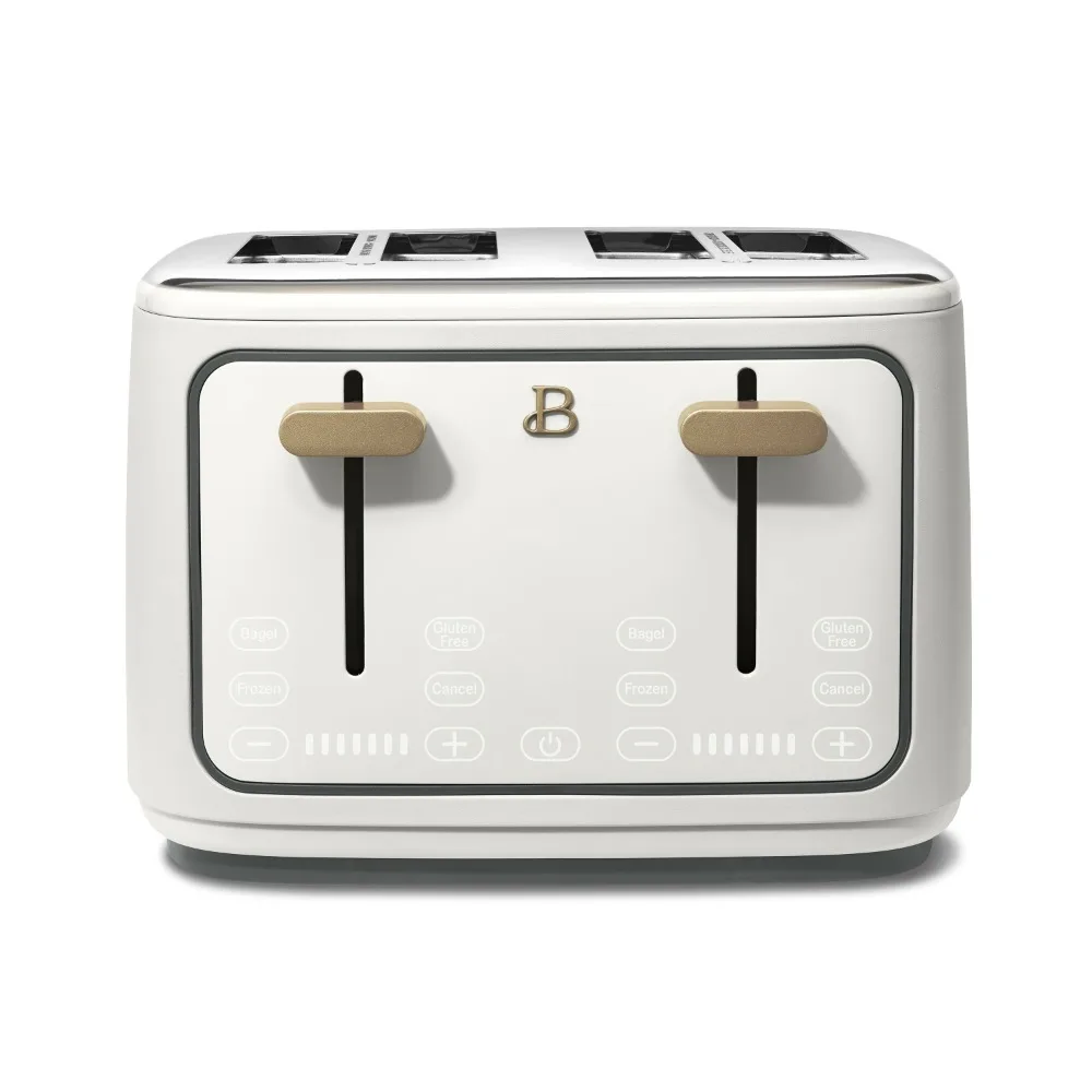 

Beautiful 4-Slice Toaster with Touch-Activated Display, White Icing by Drew Barrymore