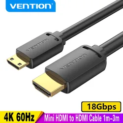Premium 4K UHD Mini HDMI to HDMI Cable - High - Speed Male to Male Adapter Converter - 3m