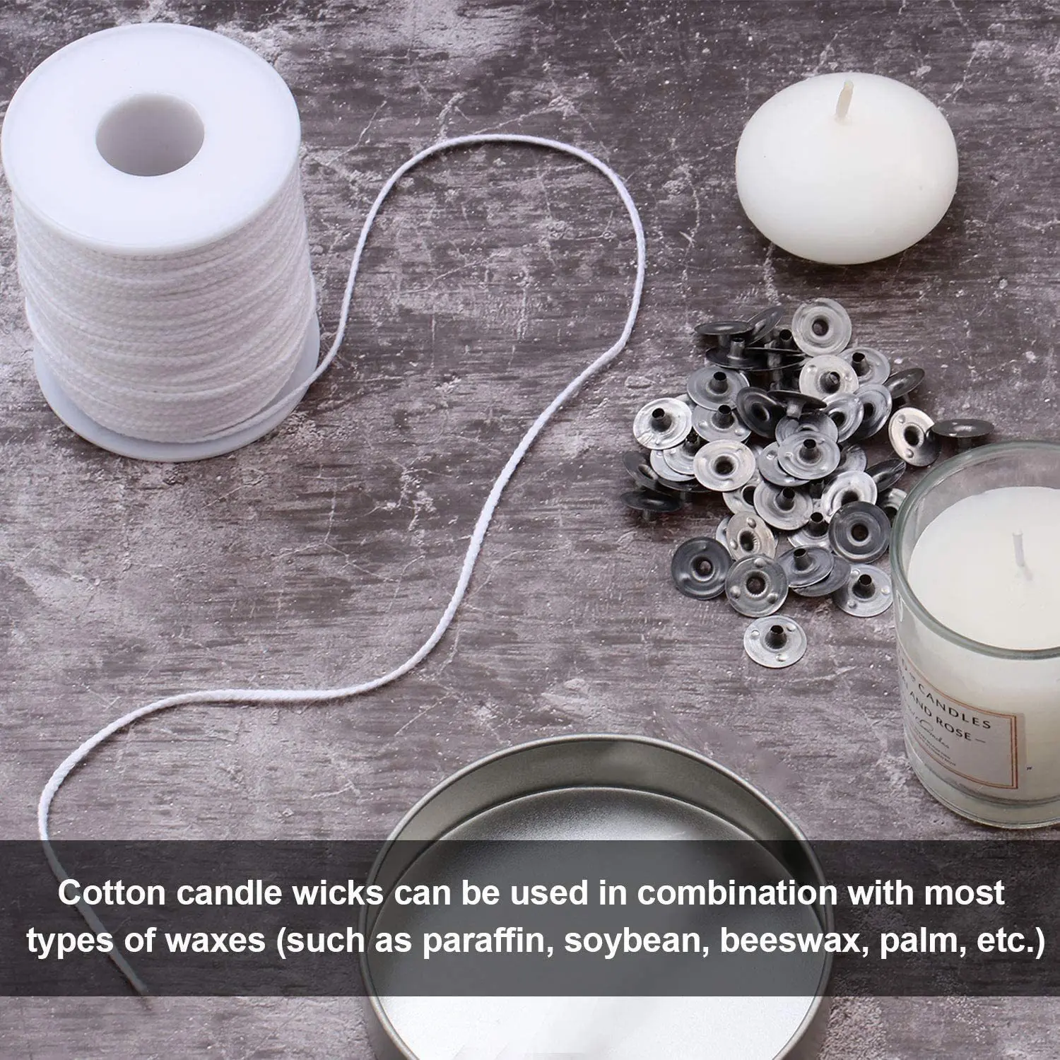 Wholesale Customized Size Spooled 100% Cotton Candle Wick In Roll For Candle  Making - Buy Wholesale Customized Size Spooled 100% Cotton Candle Wick In  Roll For Candle Making Product on