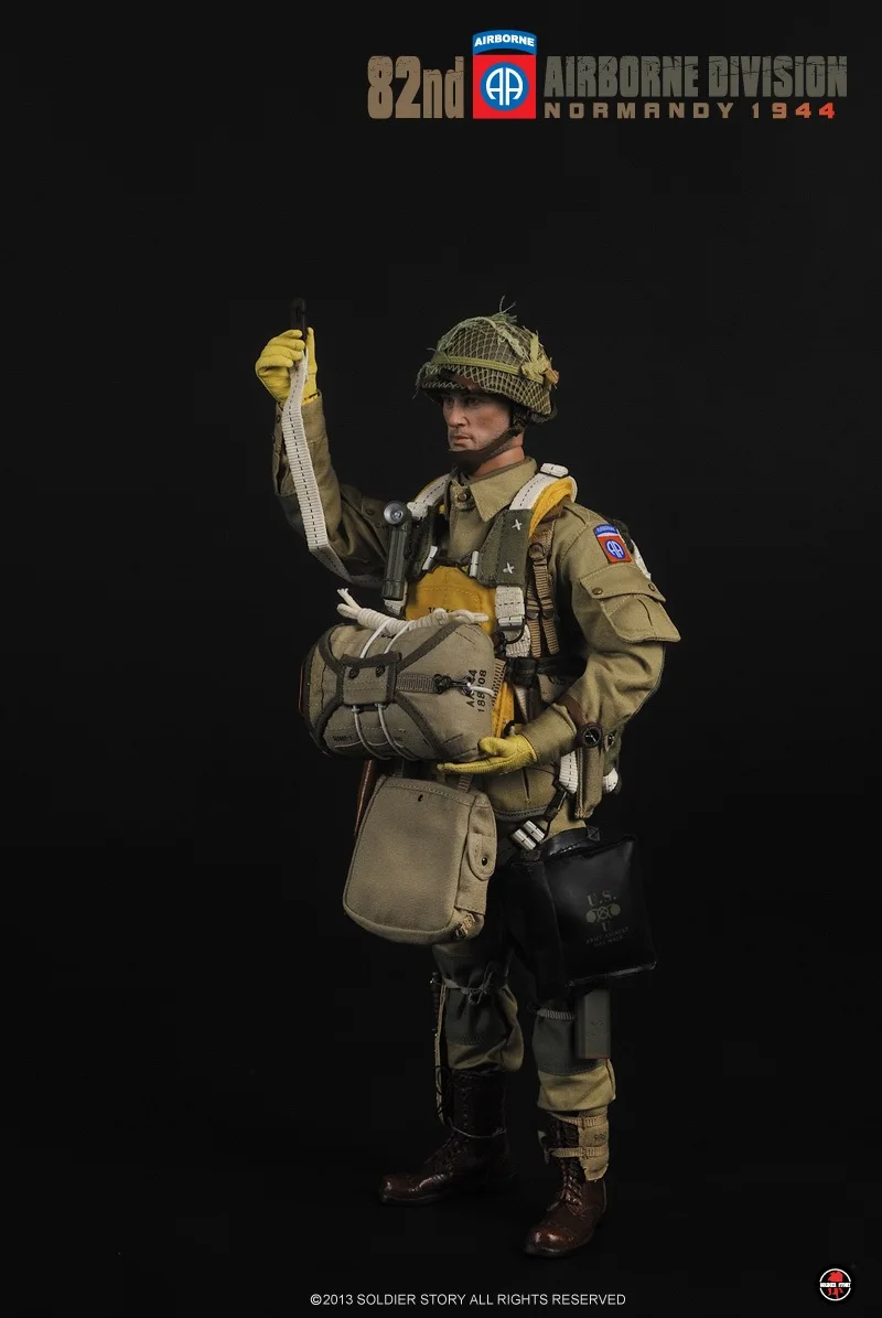 ミリタリー WWII NORMANDY 1944 82nd AIRBORNE 1/6 Action Figures Model SoldierStory SS077 82nd AIRBORNE