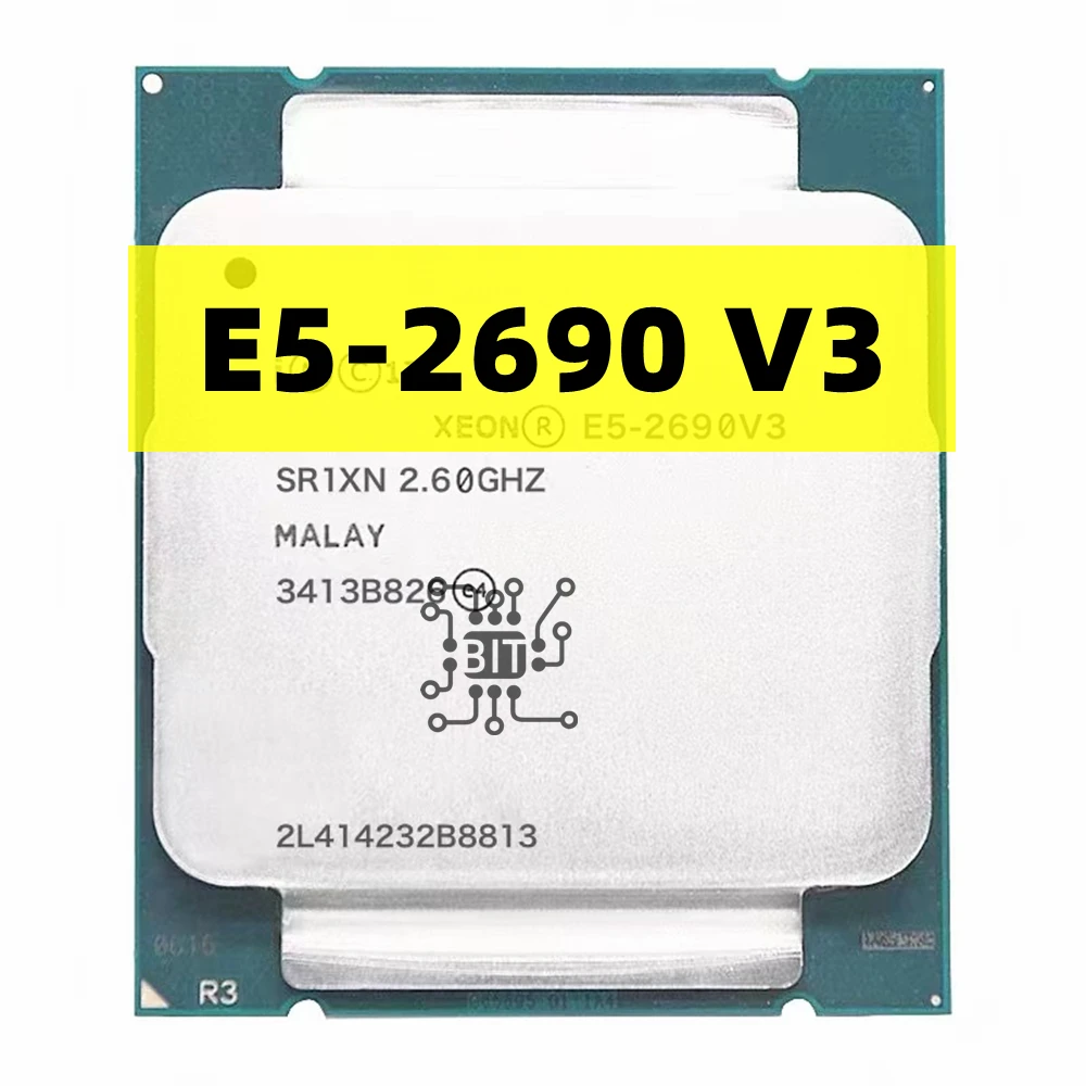 Processore Xeon E5 2690 V3 Sr1Xn 2.6Ghz 12 Core 30Mb Socket Lga 2011-3 Xeon Cpu E5-2690V3