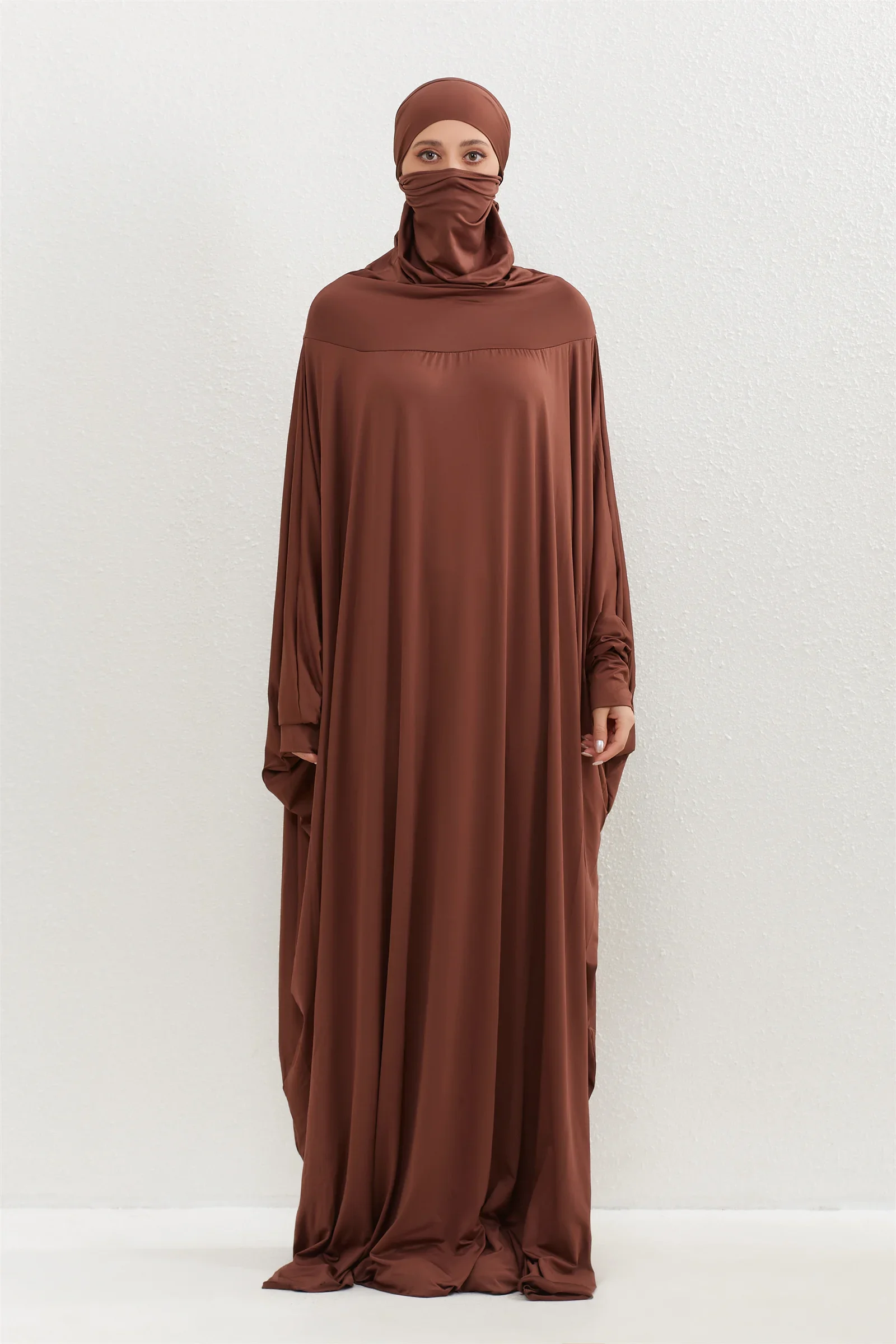 Hooded Muslim Prayer Abaya Dress S031154055e9442c7b39fec8d2fc52da7n