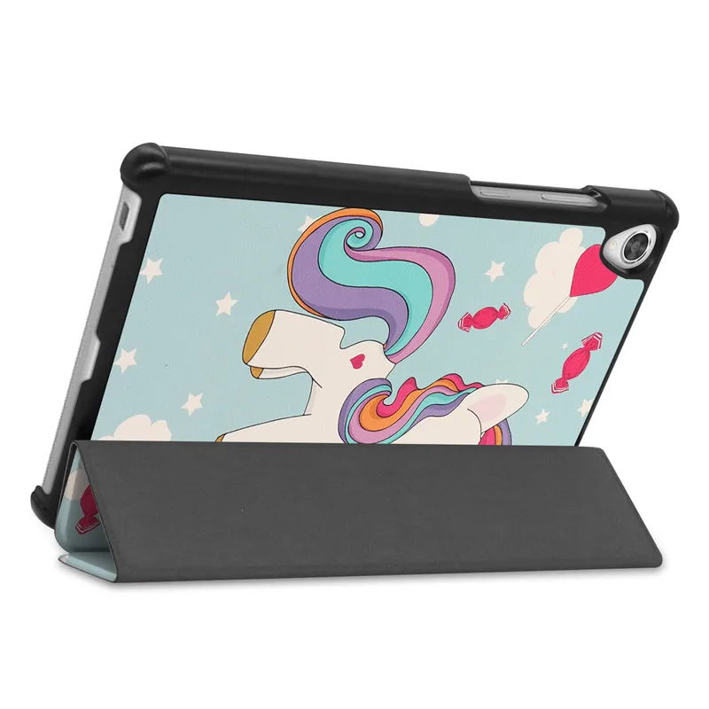 Capa Protetora de Couro pu para Lenovo Tablet Tab m8 3ª Geração Fhd hd tb 8505f tb 8505x tb 8506f tb 8705f tb 8705f - Imagem 2