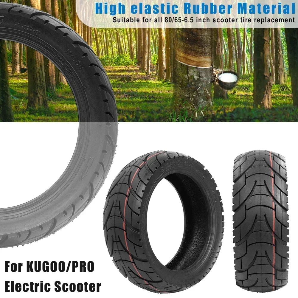 Für Kugoo/Pro 80/65-6,5 Tubeless Reifen Balance Auto 255x80 Reifen Elektroroller Off-Road Anti-Explosion 10 Zoll Reifen Ersatz – Detail 5