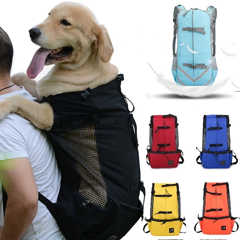 

Portable Pet Outdoor Travel Backpack, Breathable Dog Bag, Reflective Carrier Bags for Cats, French Bulldog Accessories