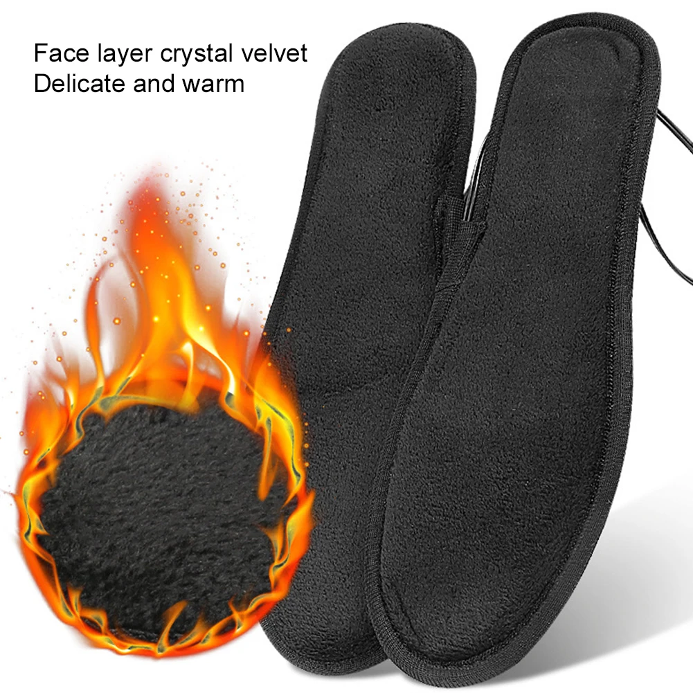 Heated Shoe Insoles USB Rechargeable Heated Insoles For Outdoor Skiing