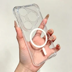Clear Magnetic Protective Case - Transparent TPU Anti - Scratch Shockproof Cover for Clear (Pura 90 Pro Max)