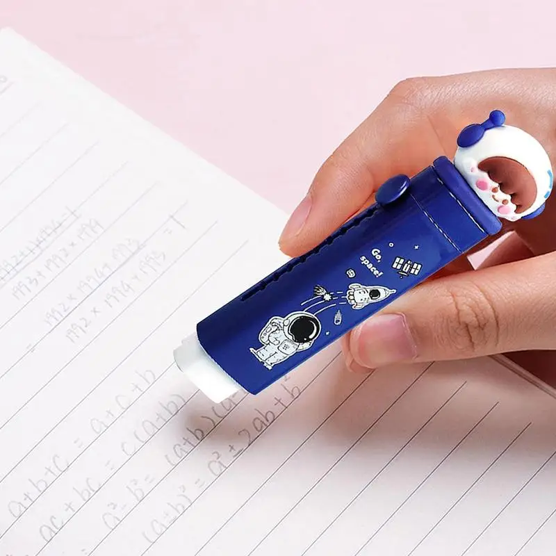 6 Piezas Bolígrafo de Goma, Goma Borrar Retractil Borrador Blanco, Borrador  Portátil Goma de Borrar en Forma de Bolígrafo para Estudiantes Profesores  Artistas Dibujo y Escritura : : Oficina y papelería