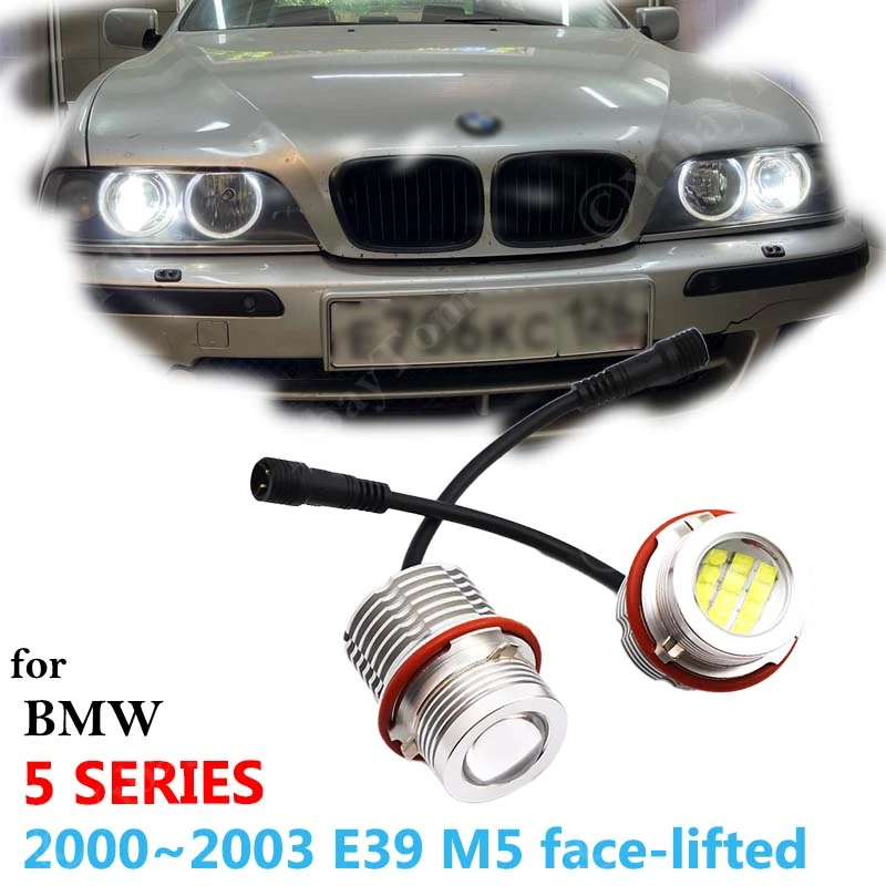 

60 Вт для BMW 5 серии E39 M5 с лицевой подсветкой 520i 523i 525i 525td 530d 2000 - 2003 искусственные глаза ангела гало кольцо галогенная лампа