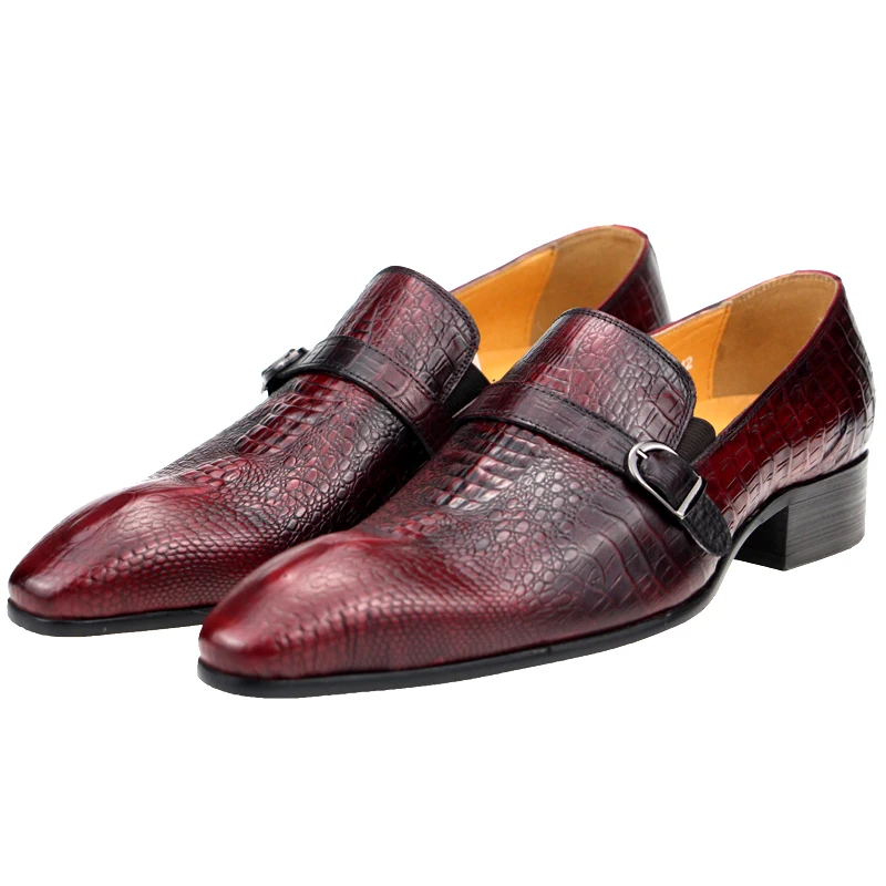 Men Loafer Fashion Handmade Cow Leather Shoe Social Formal Wedding Shoes