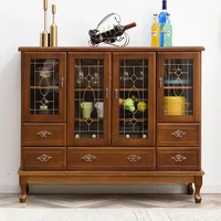 ตู้ครัวสีขาวทันสมัยพร้อมมือจับครบชุด ตู้เก็บของสไตล์นอร์ดิก ตู้เก็บของในครัว ตู้เก็บของอเนกประสงค์ เฟอร์นิเจอร์ 3