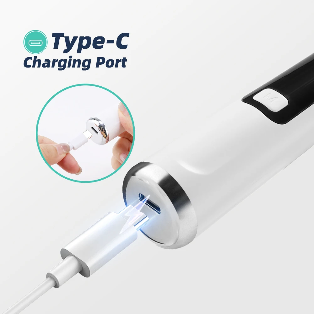Dental Scaler For Teeth Tartar Remover Electric Teeth Cleaner Tooth Calculus Pla