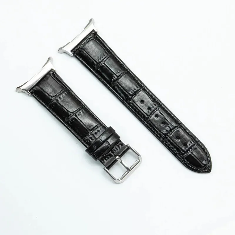 Premium Leather Strap Bracelet for Galaxy Watch 8 Ultra - No Gaps Design, 40mm/44mm Classic