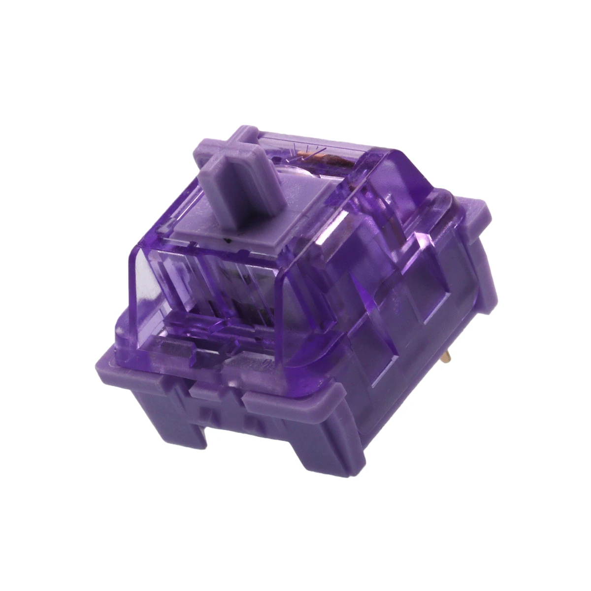 KTT 퍼플 클릭 스위치 40g 프리루브드 5핀 핫스왑 폼 스템 하이파이 사운드 스위치 (MX 기계식 키보드용)