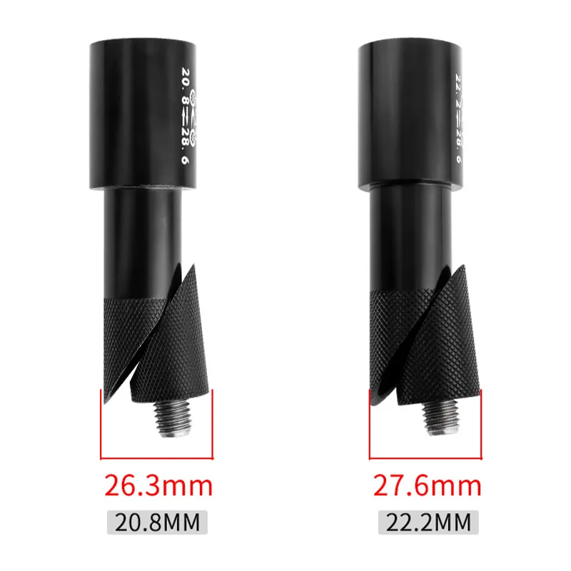 Bike Fork Accessory MTB Road S Bike Fork Extention Adapter 20.8/22.2MM Stem Conversion Hanging Core Riser Child Sliding