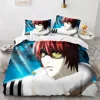 Death Note Bedding Set Single Twin Full Queen King Size Bed Set Adult Kids Bedroom Duvet cover Sets 3D Print Anime Death Note 6