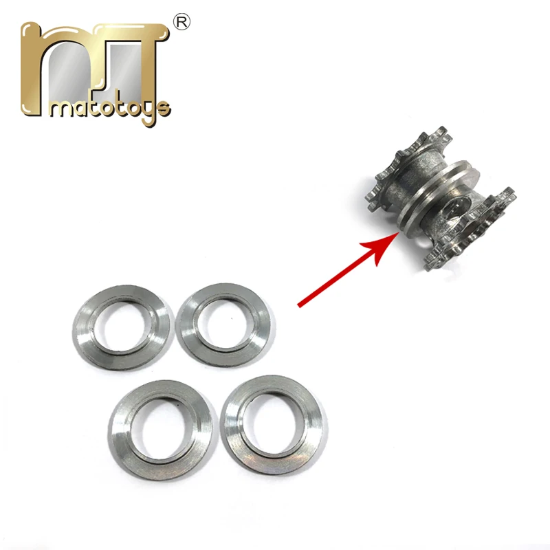 Mato Parte In Metallo Per Heng Long 1/16 M1A2 Abrams Rc Tanks Metal Drive Pignone Guide Per Binari/Guide Per Ruote Motrici