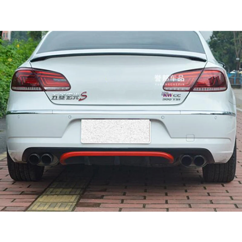 For 2013-2018 VW Passat CC Rear Diffuser Lip Bumper Splitter ...
