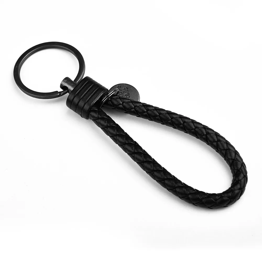 

Car Key Ring 0.012kg Black / Red Synthetic Leather Fashion Key Chain Leather Strap Universal Accessories Braided