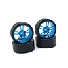 Metal Upgrade, Two Wide And Two Narrow, 26.5mm Outer Diameter, Racing Wheel, For WLtoys Mosquito Car KYOSHO 1/28 RC Car Parts 3