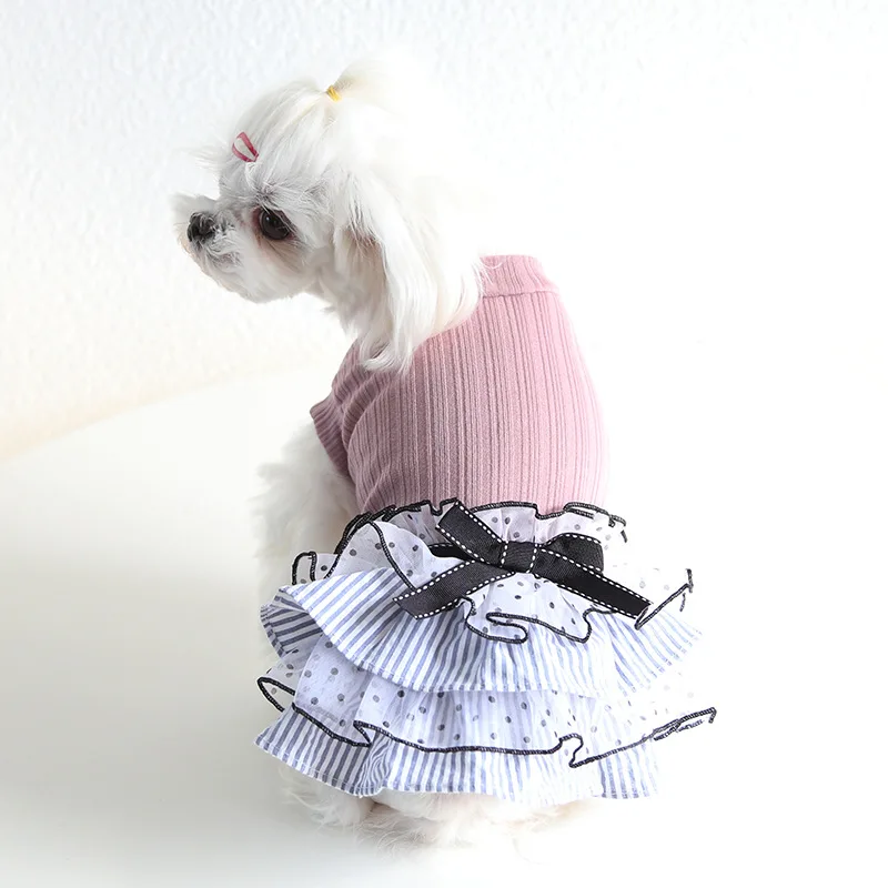 Dogs & Cats Dress Polka Dot Design - PeticaDeals