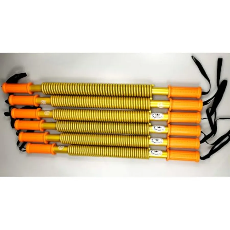 Gold Power Twister Bar Arm Shoulder Upper Body Chest Builder Strengthener Spring Exercise Bicep Blaster 110kg-242lbs