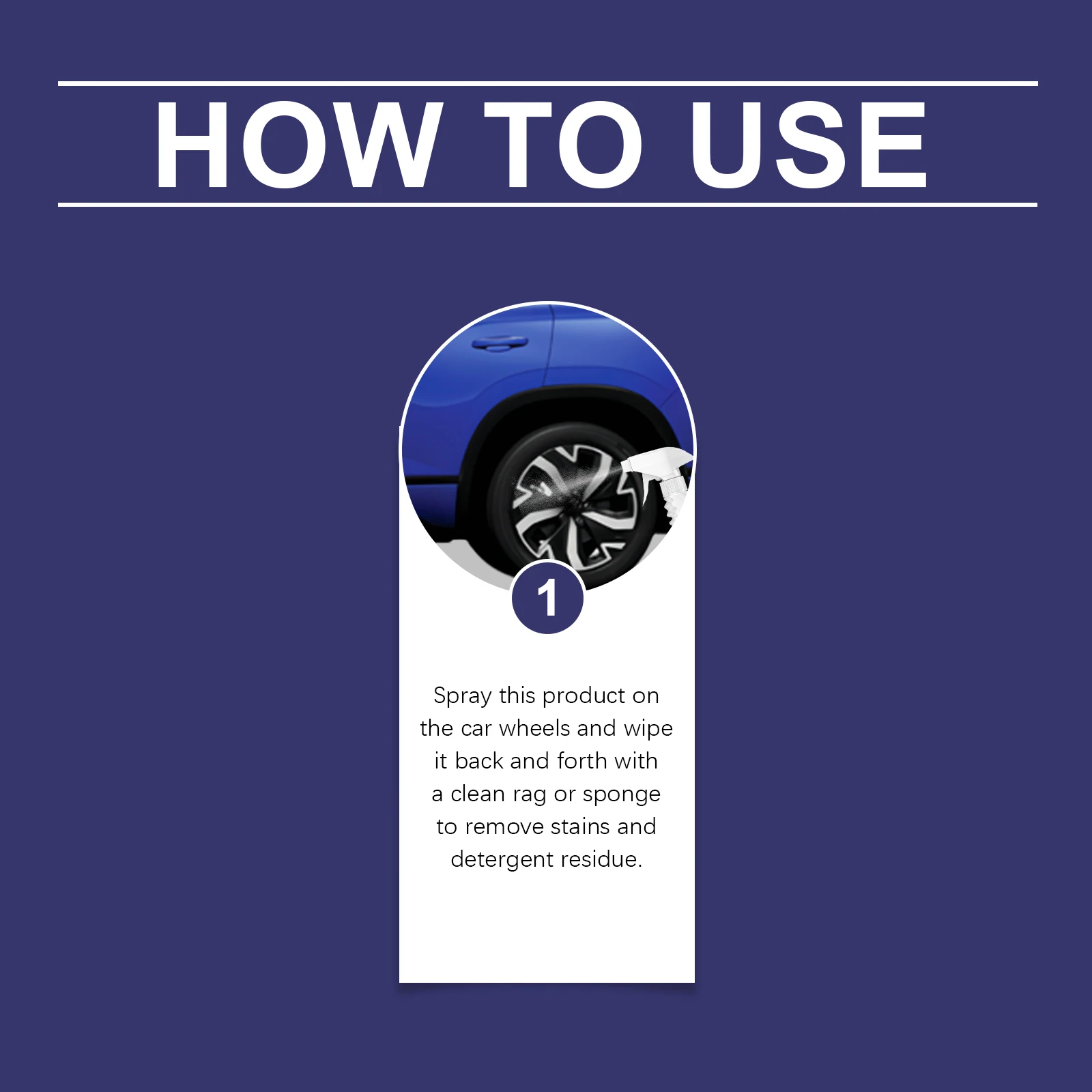 Car Wheel Cleaner For Rim Stain Removal Rust & Yellowing Repair Heavy-Duty Alloy Wheel Tire Hub Cleaner Degreaser 120ml