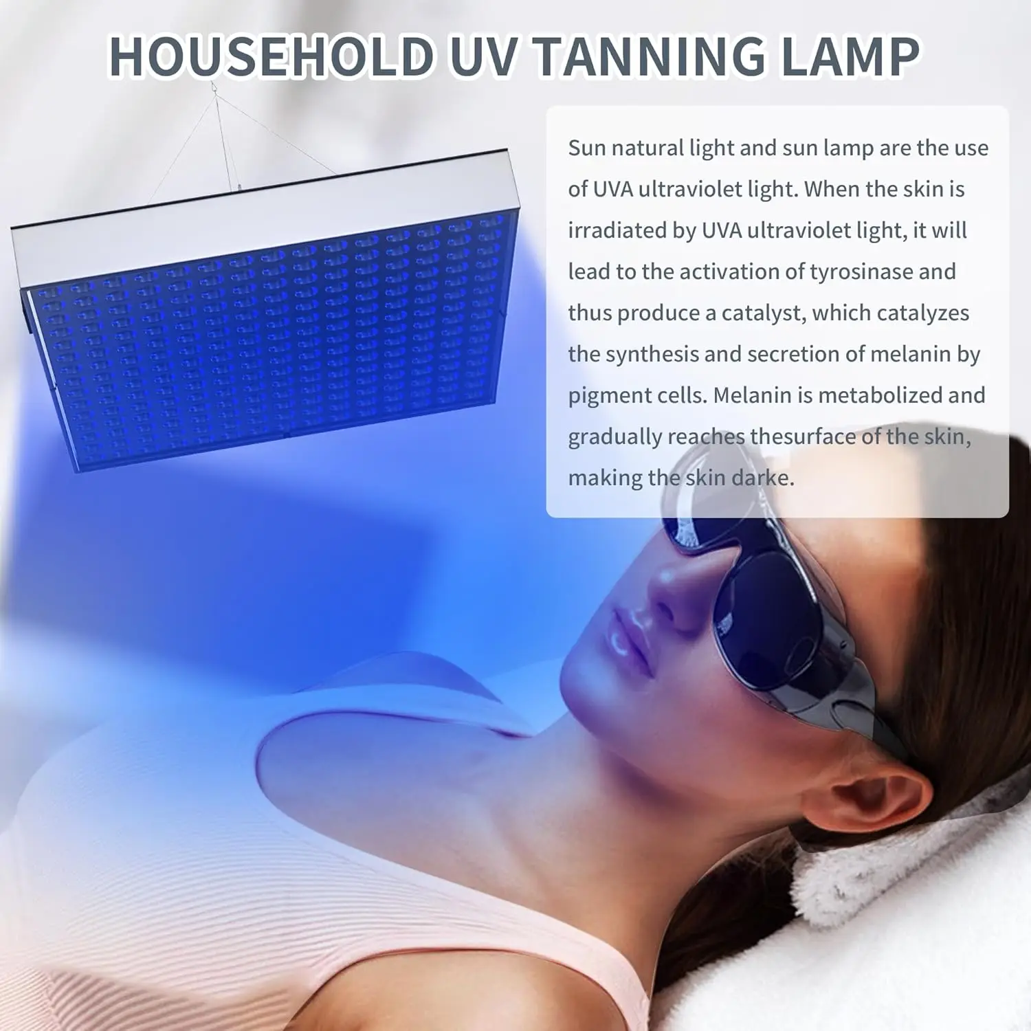 45W Blue Light Tanning Lamp for Home Use